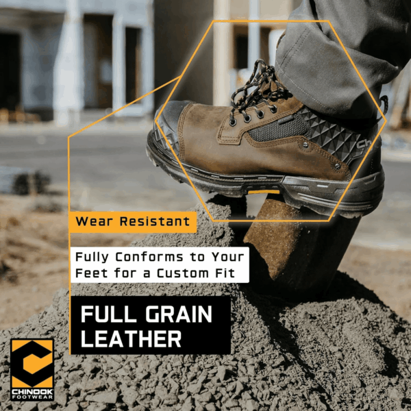 Pallet Jack Composite Toe 6" Industrial & Construction Waterproof Work Boots - Image 3