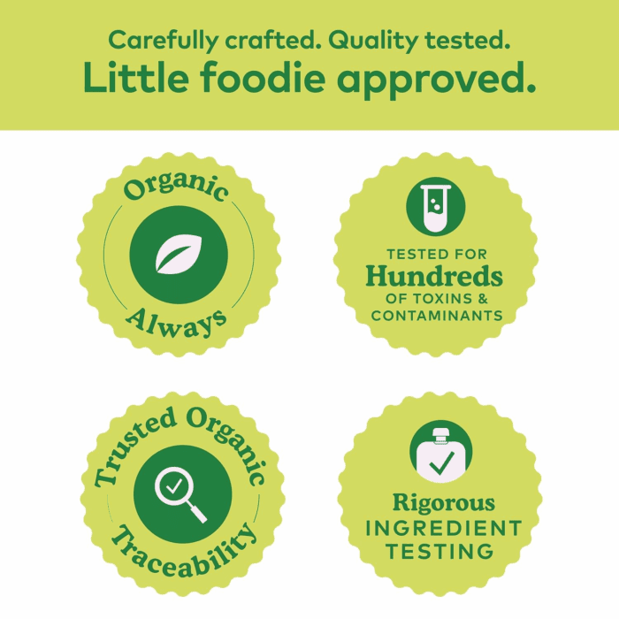 Stage 2 Organic Baby Food - Fruit and Veggie Variety Pack - 4 Oz Pouch (Pack of 8) - Organic Fruit and Vegetable Baby Food Pouch - Image 4