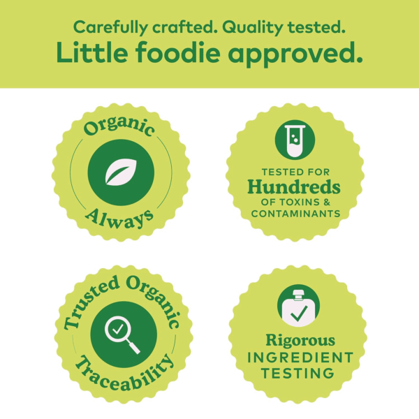 Stage 2 Organic Baby Food - Peach, Banana, and Apricot - 4 Oz Pouch (Pack of 12) - Organic Fruit and Vegetable Baby Food Pouch - Image 3
