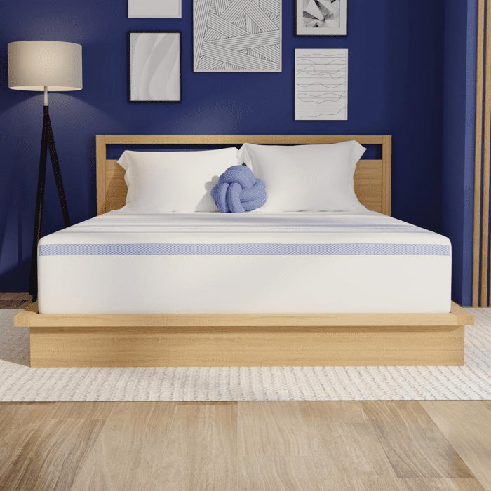 Gel Memory Foam Mattress, 12-Inch Certipur-Us Certified Bed-In-A-Box, Queen, White