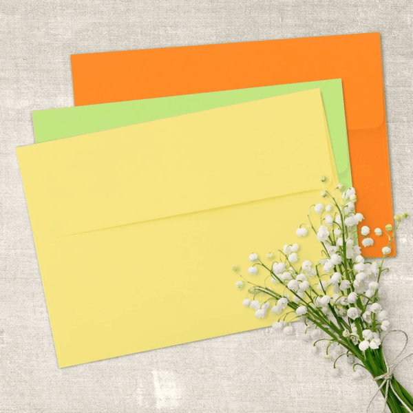 50 Pack 4X6 Envelopes,A6 Invitation Envelopes 6.5 X 4.75 for 4X6 Cards- Peel & Press,Ideal for Invitations,Weddings,Parties,Greeting Cards,Photos(Colorful) - Image 5