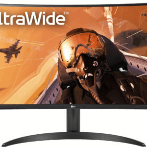 34WP60C-B 34-Inch 21:9 Curved Ultrawide QHD (3440X1440) Gaming Computer Monitor with 160Hz Srgb 99% Color Gamut and HDR 10, AMD Freesync Premium and 3-Side Virtually Borderless Screen Tilt,Black