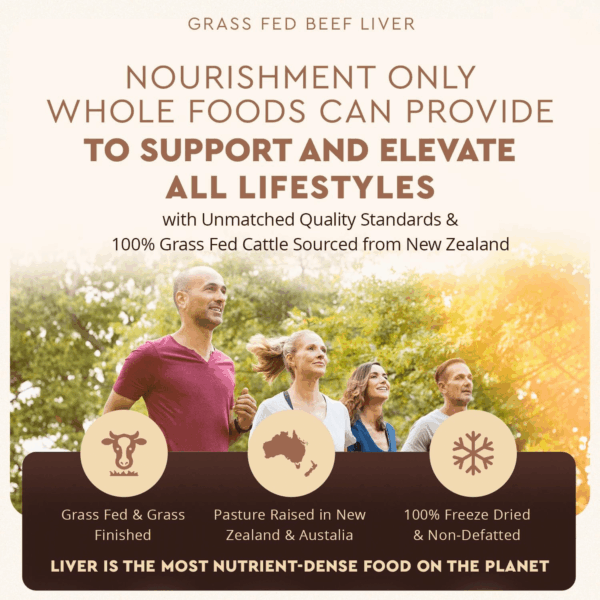 Grass Fed Beef Liver 180 Capsules, Supports Energy Production, Detoxification, Digestion, Immunity and Full Body Wellness, Non-Gmo, Freeze Dried Liver Health Supplement - Image 5