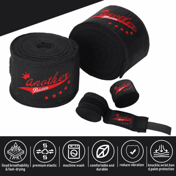 15 Pairs Boxing Wraps for Hand 180 Inch Boxing Hand Wraps Bulk Martial Arts Sports Handwraps for Boxing Kickboxing Mexican Style Hand Wraps for Muay Thai MMA Kickboxing Training Gym (Classic Colors) - Image 4