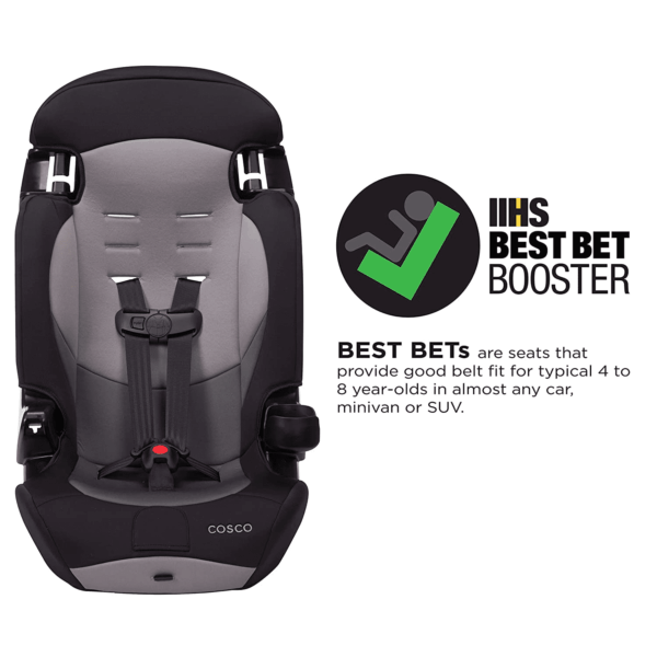 Kids Finale DX 2-In-1 Booster Car Seat, Forward Facing Toddler Car Seat (30-65 Lbs) and Belt Positioning High Back Booster Seat (40-100 Lbs), Rainbow - Image 5