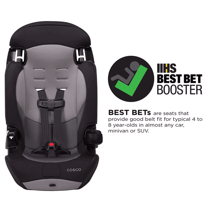 Kids Finale DX 2-In-1 Booster Car Seat, Forward Facing Toddler Car Seat (30-65 Lbs) and Belt Positioning High Back Booster Seat (40-100 Lbs), Rainbow - Image 5