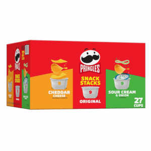 Potato Crisps Chips, On-The-Go Snacks, Snack Stacks, Variety Pack, 19.3Oz Box (27 Cups)​​