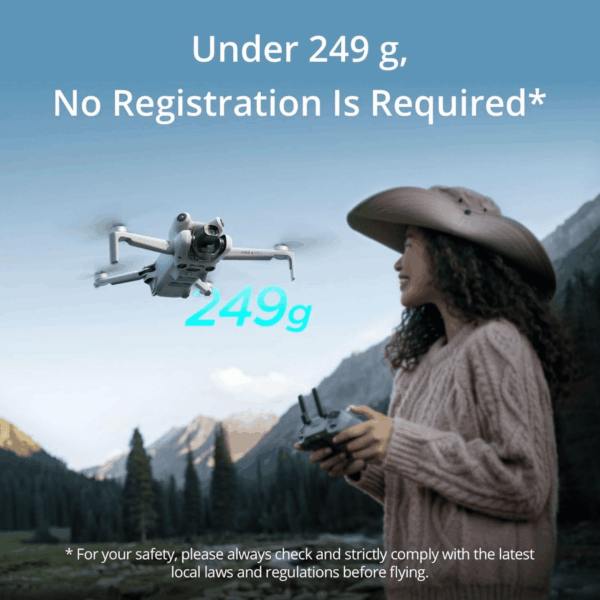 Mini 4 Pro ( RC 2), Drones with Camera for Adults 4K, under 0.549 Lbs/249 G, 34 Mins Flight Time, 20Km Max Video Transmission Distance, Omnidirectional Vision Sensing, Mini Drone for Beginners - Image 3