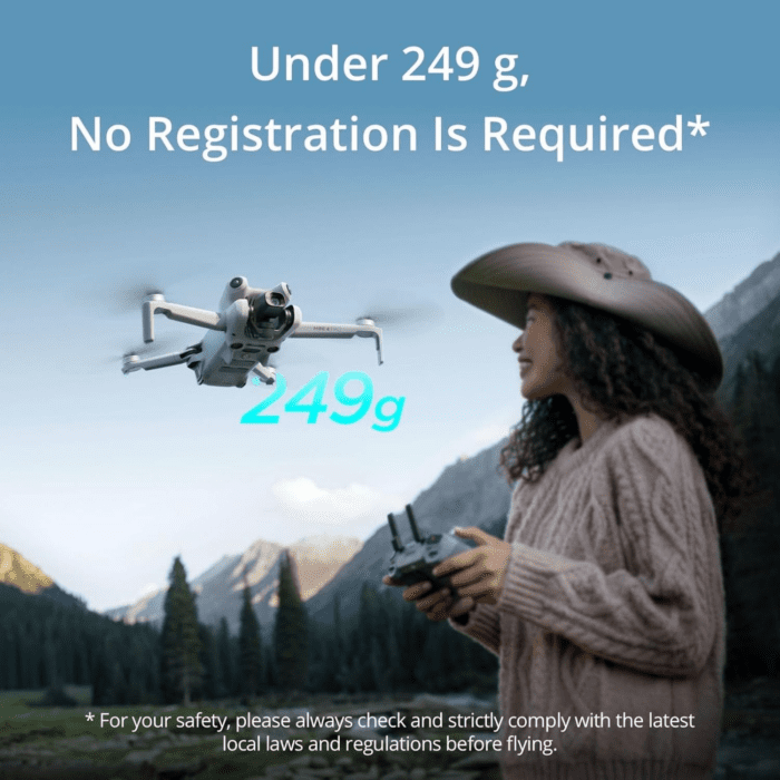 Mini 4 Pro ( RC 2), Drones with Camera for Adults 4K, under 0.549 Lbs/249 G, 34 Mins Flight Time, 20Km Max Video Transmission Distance, Omnidirectional Vision Sensing, Mini Drone for Beginners - Image 3