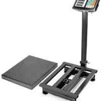 Foldable 600LB Weight Computing Postal Scale, Floor Platform Digital Scale, Accurate Warehouse Large Shipping Mailing LB/KG Calculator - Image 3