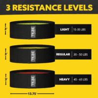 Fabric Resistance Bands for Legs - Workout Bands Resistance Bands for Men and Women - Booty Bands for Working Out - Exercise Bands Resistance Bands Set - Elastic Bands for Exercise - Image 2