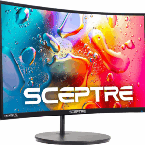 Curved 24-Inch Gaming Monitor 1080P R1500 98% Srgb HDMI X2 VGA Build-In Speakers, VESA Wall Mount Machine Black (C248W-1920RN Series)