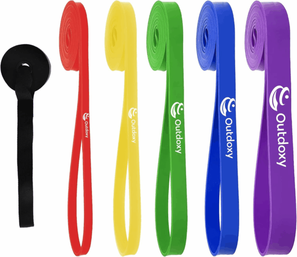 Resistance Bands, Pull up Assistance Bands Set of 5(4), Exercise Bands for Men & Women, Heavy Duty Stretch Exercise Bands, Resistance Bands for Working Out, Muscle Training