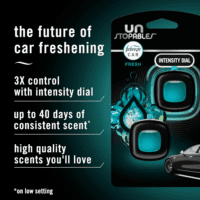 Unstopables Car Odor-Fighting Car Freshener Vent Clip Fresh Scent, .07 Oz. Car Vent Clip, Pack of 4 - Image 2