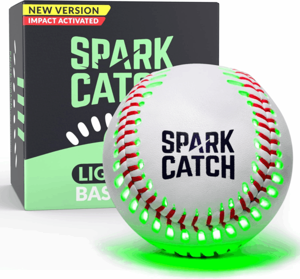 Light up Baseball, Glow in the Dark Baseball, Sports Gear Accessories Gifts for Boys 8 9 10 11 12 13 14 15 Years Old, Kids Teens All Ages Gift Ideas