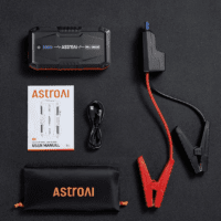 S8 Car Battery Jump Starter, 1500A Peak Car Jumper Starter Battery Pack for up to 6.0L Gas & 3.0L Diesel Engines, 12V Portable Jump Box with 3 Modes Flashlight and Jumper Cable (Orange) - Image 8