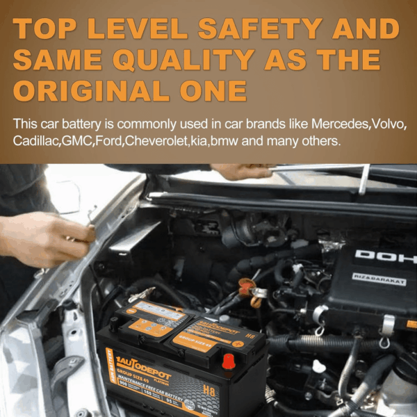 BCI Group 49 Car Battery, 12V 95Ah Size H8 Automotive Battery Premium Maintenance Free AGM Batteries, 900CCA, 160RC - Image 7