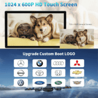 Portable Apple Carplay Screen for Car, 9" Wireless Apple Carplay & Android Auto,4K Dash Cam,1080P Backup Camera Dvr,Car Audio Receivers GPS Navigation Mirror Link, Bluetooth,Fm, Siri - Image 8