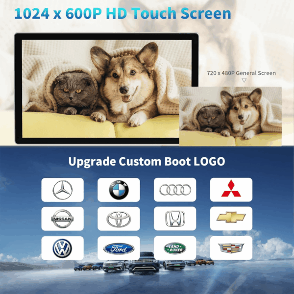 Portable Apple Carplay Screen for Car, 9" Wireless Apple Carplay & Android Auto,4K Dash Cam,1080P Backup Camera Dvr,Car Audio Receivers GPS Navigation Mirror Link, Bluetooth,Fm, Siri - Image 8