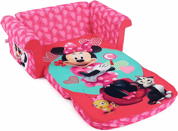 , Children'S 2 in 1 Flip Open Foam Sofa, Minnie Mouse, by Spin Master - Image 5