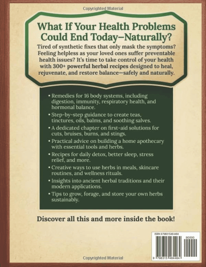 The Traditional Home Herbal Apothecary: 300+ Proven Herbal, Natural & Ancient Remedies to Relieve Pain, Heal Quickly, Restore Balance, Boost Energy & ... Lasting Wellness (The Herbalist’S Library) - Image 2