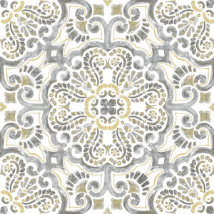 FP2947 Antico Peel & Stick Floor Tiles, Multicolor