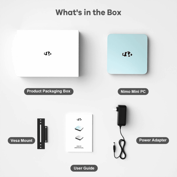 Mini PC Desktop, Desktop PC Pentium 12Th Gen N100 (Up to 3.4Ghz), 16GB RAM 512GB Pcie SSD 4K Triple Display, USB3.2 Type-C Wifi6 BT5.2, VESA, Compact and Light for Home Office Education Win 11 - Image 7