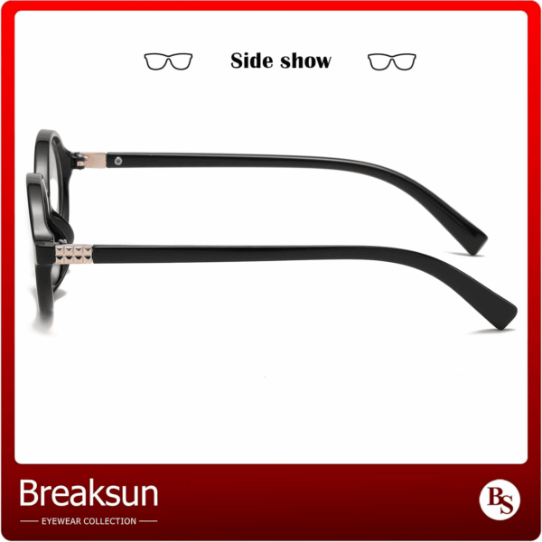 Fashion Oval Glasses for Women Men Retro round Tortoise Frame Blue Light Glasses Nerd Eyeglasses - Image 5