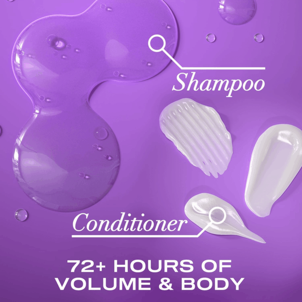 Thick & Full + Biotin & Collagen Volumizing Shampoo & Conditioner Set, Nutrient-Infused, Biotin Gives Hair Volume & Body, Sulfate-Free Surfactants, 13 Fl. Oz, 2 Pack - Image 4