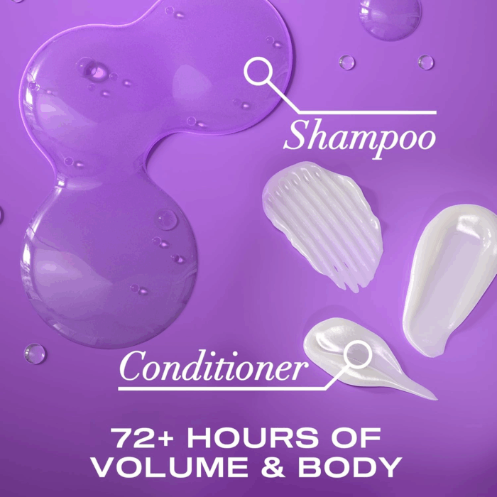 Thick & Full + Biotin & Collagen Volumizing Shampoo & Conditioner Set, Nutrient-Infused, Biotin Gives Hair Volume & Body, Sulfate-Free Surfactants, 13 Fl. Oz, 2 Pack - Image 4