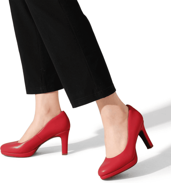 Women'S Pumps Close Toe Low Heels Platform Heels Comfortable Office Work Dress Shoes for Women - Image 5