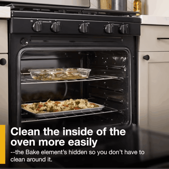 30-In 4 Burners 5.1-Cu Ft Freestanding Natural Gas Range ( Stainless Steel ) - Image 12