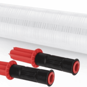 Stretch Wrap Roll with Handle 15” X 1000Ft – 80 Gauge – Heavy Duty Plastic Shrink Wrap Roll with Rotating Handles for Pallet Wrap Film - Plastic Wrap for Moving Supplies - Shrink Wrap for Moving,