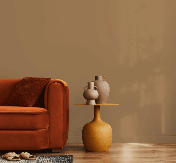 Paint & Primer: Environment-Friendly, Low Sheen with One-Coat Coverage for Interior & Exterior Surfaces (Autumn Brown, 1-Gallon) - Image 3