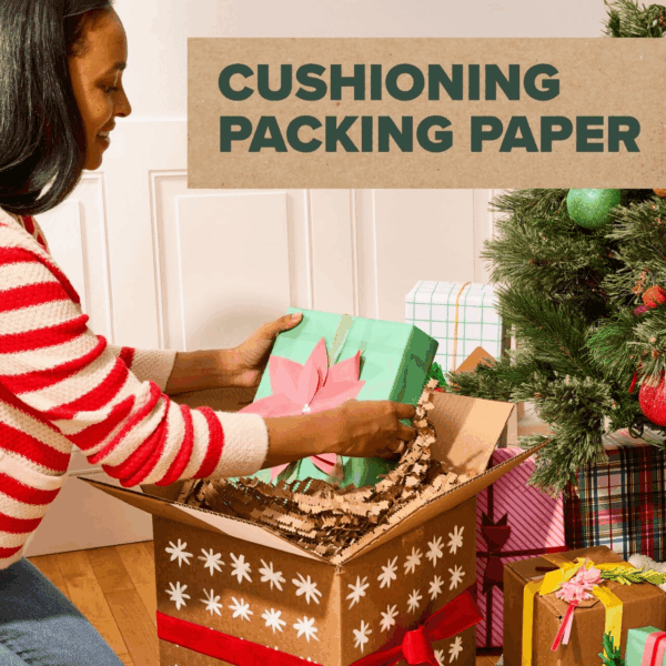Cushion Lock Protective Wrap, 12 in X 50 Ft, Sustainable Packaging Solution for Packing, Shipping and Moving, No Scissors or Tape Needed, Great Alternative to Bubble Cushion Wrap (PCW-1250) - Image 7