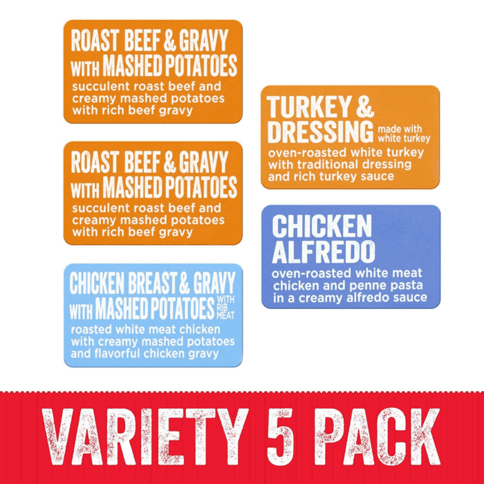 Protein Variety Pack Microwave Trays (Pack of 5) - Image 2