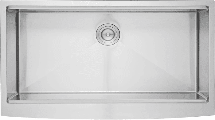 33 Inch Farmhouse Kitchen Sink, 304 Stainless Steel Sink, Top Mount Single Bowl Kitchen Sinks with Ledge & Accessories, Household Dishwasher Sinks for Farm, Prep Kitchen, Garage and Bar Sink - Image 11