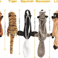 Dog Squeak Toys, No Stuffing Plush Dogs Chew Toy for Small Medium Large Breed Chewer Squeaky Pet Supplies Tough Durable Puppy Teething Chewing Interactive to Keep Them Busy Best Birthday Gift - Image 7