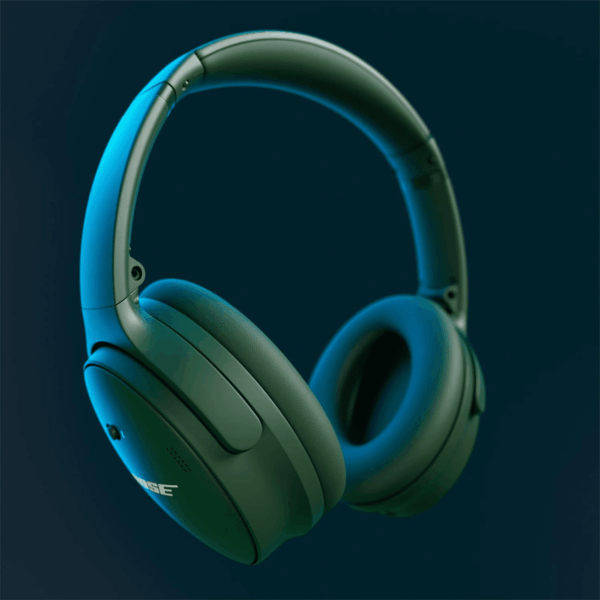 Quietcomfort Bluetooth Headphones, Wireless Headphones with Active over Ear Noise Cancelling and Mic, Deep Bass, up to 24 Hours of Playtime, Cypress Green - Limited Edition - Image 2
