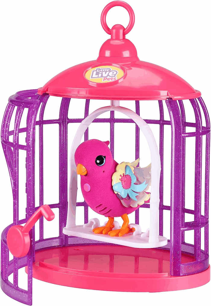 - Lil' Bird & Bird Cage: Tiara Twinkles, New Light up Wings with 20 + Sounds, and Reacts to Touch - Image 3