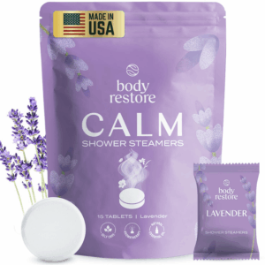 Shower Steamers Aromatherapy 15 Pack - Mothers Day Gifts for Mom, Grandma, Birthday Gift for Dad, Daughter, Best Friend, Travel Essentials, Stress Relief, Self Care, Bath Bombs - Lavender