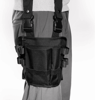 Tool Pouch Holster with Belt Clip around Your Leg, Electrician Multifunctional Repair Bag, Utility Mini Organizer for Automotive Craftsman Carpenter Construction - Image 4