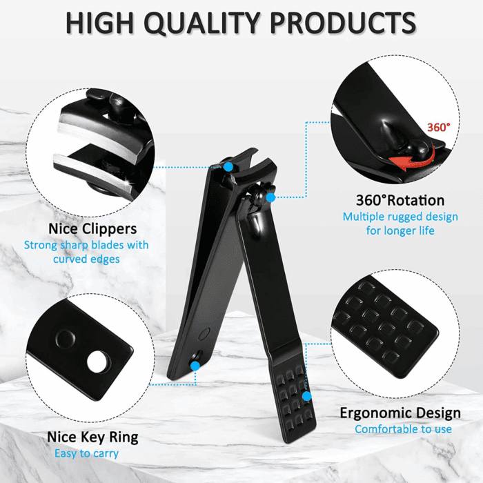 Manicure Set Professional Nail Clipper Kit-26 Pieces Stainless Steel Manicure Kit,Nail Care Tools with Luxurious Travel Case - Image 2