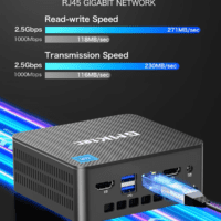 Mini PC Intel N150 (Turbo 3.6Ghz) 16GB DDR4 1TB Pcie M.2 Nvme SSD, Desktop Computer 4K Dual HDMI Display/4X Usb3.2/Wifi 6/BT5.2/RJ45 Ethernet Nucbox G3 Plus - Image 6
