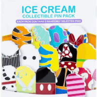 5 Piece Random Assorted Mystery Pin Pack Ice Cream Bars - Image 2