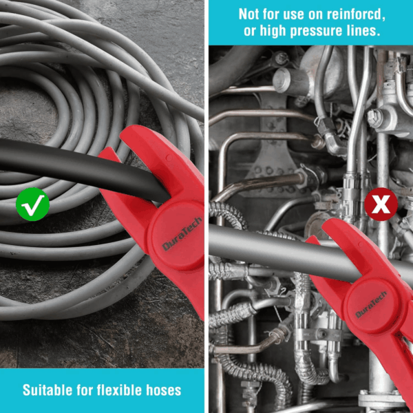 6-Piece Hose Clamp Set, Pinch Clamp Pliers for Flexible Hoses, Fuel, Gas, Brake & Radiator Lines - Image 6