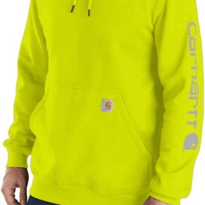 Men'S Loose Fit Midweight Logo Sleeve Graphic Sweatshirt