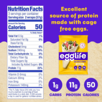 Original Egg White Wraps - (6 Count) - Refrigerated, Flourless, Gluten Free Wraps - Low Carb Tortilla Alternative - Image 6