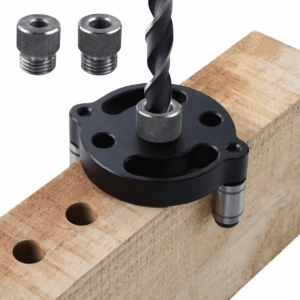 Self Centering Doweling Jig, Self Center Dowel Jig Handheld Drill Guide for Straight Holes Wood Panel Hole Puncher Locator Woodworking Joints Tool - 6Mm 8Mm 10Mm