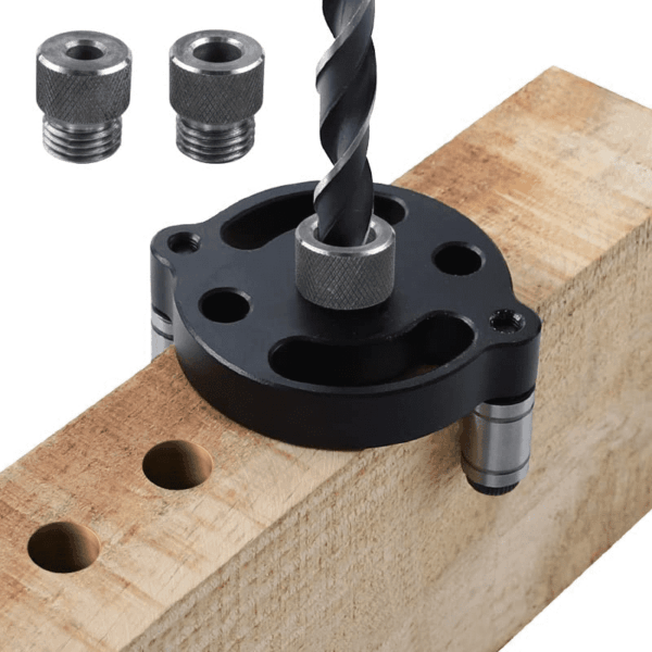 Self Centering Doweling Jig, Self Center Dowel Jig Handheld Drill Guide for Straight Holes Wood Panel Hole Puncher Locator Woodworking Joints Tool - 6Mm 8Mm 10Mm